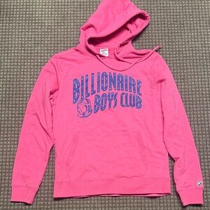 Billionaire Boys Club Pink Pullover with Blue Logo NWOT